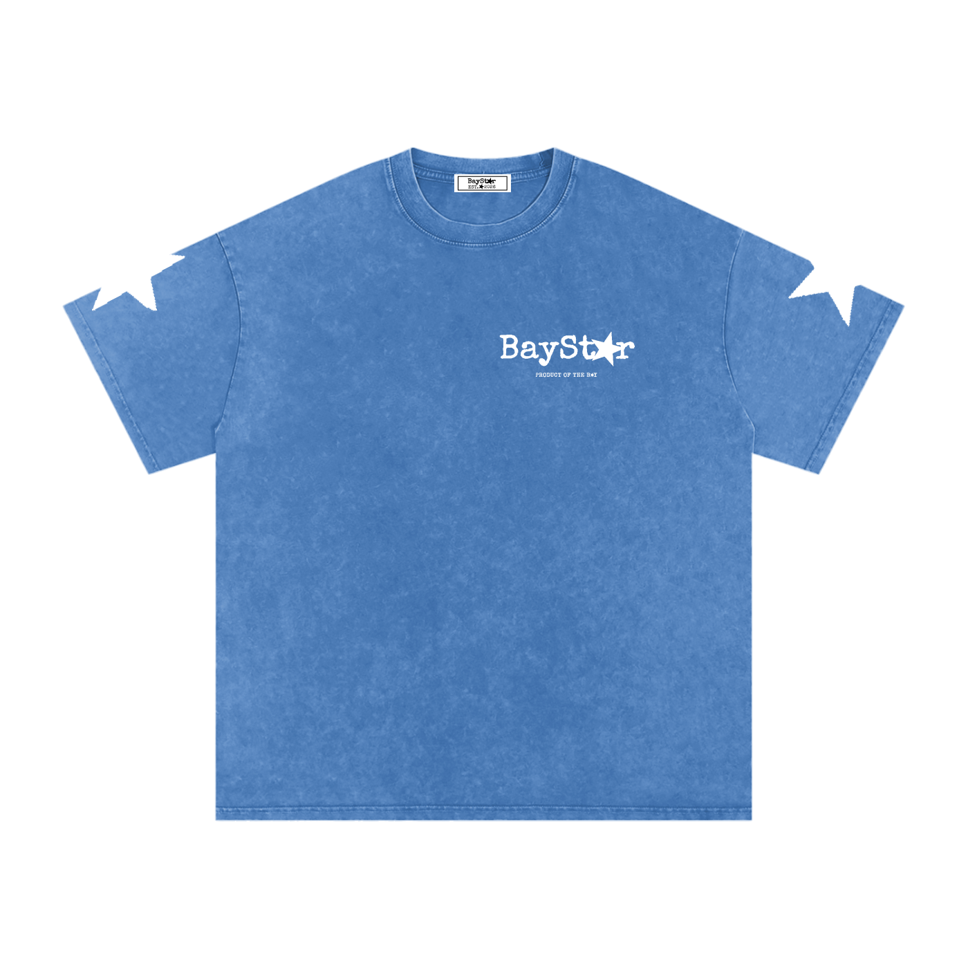 Bayst★r Oversized Snowashed Cotton Tee