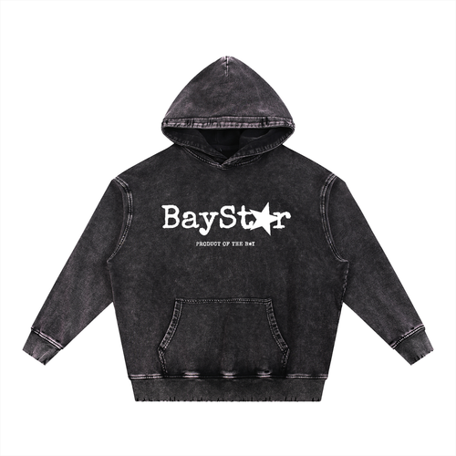 Bayst★r Snowashed Cotton Hoodie